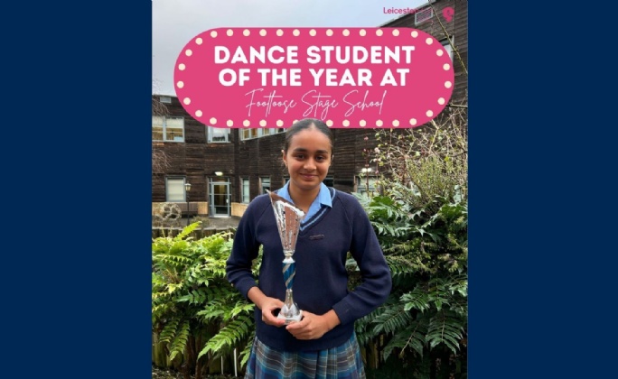 Latest News &raquo; Year 8 pupil awarded Student of the Year at Footloose Stage School